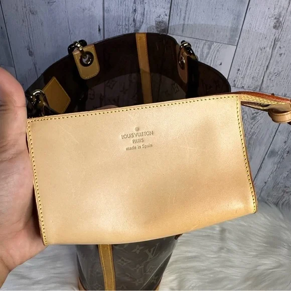 LOUIS VUITTON rare amber cabas neo bucket tote monogram - Picture 9 of 17